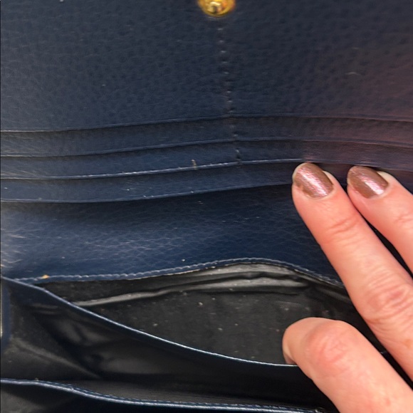 Tod's Navy Leather ladies wallet - Picture 7 of 10